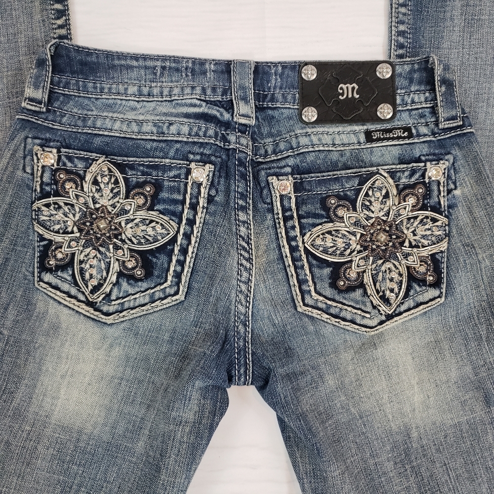 Miss Me Jeans Size 27 Crystal Flower Bootcut